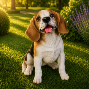 Beagle siddende