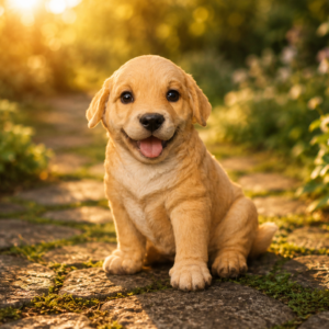 Labrador sidder lille - sæt af 3