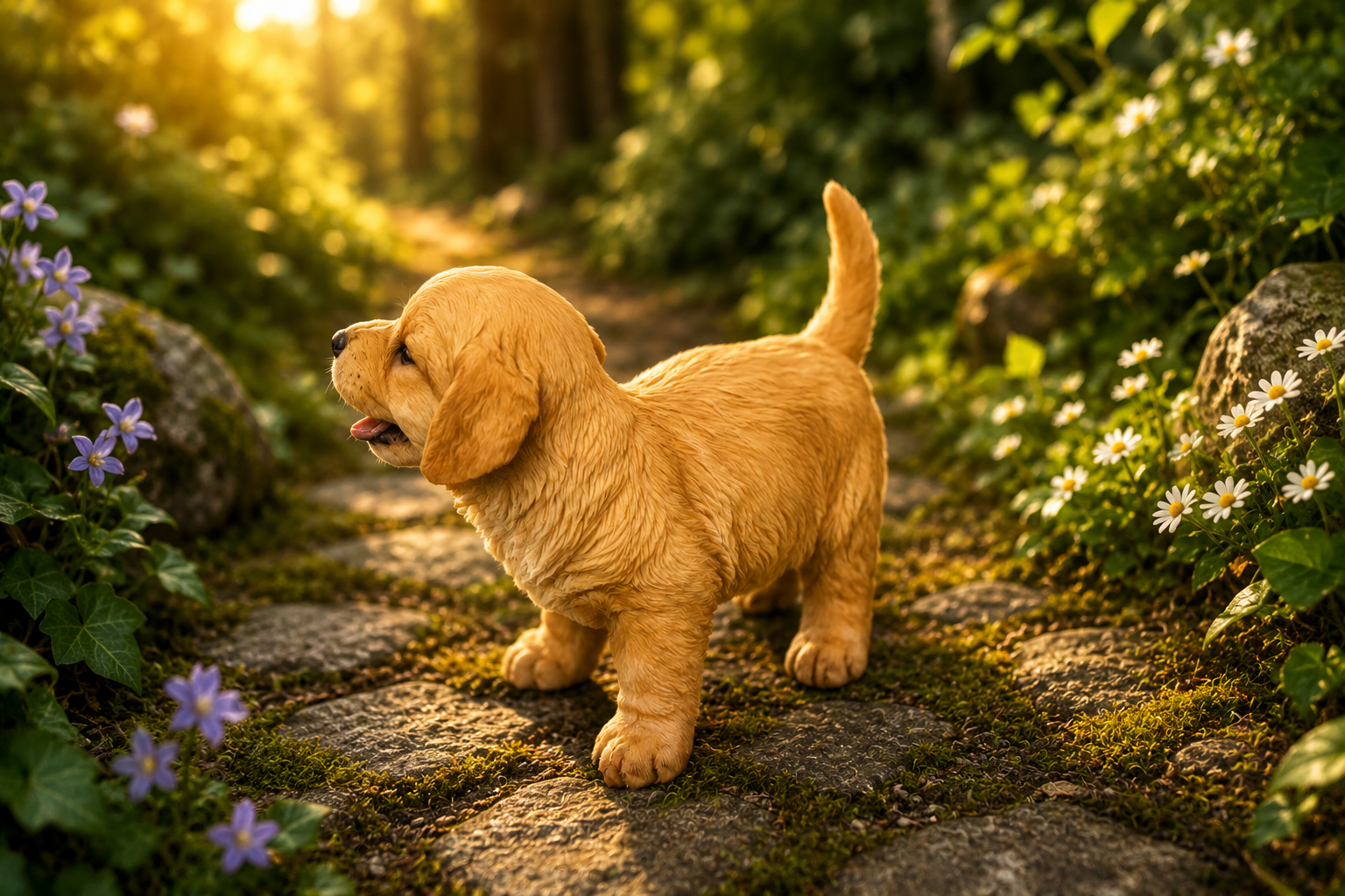 Labrador stående lille - sæt af 3 - Billede 2