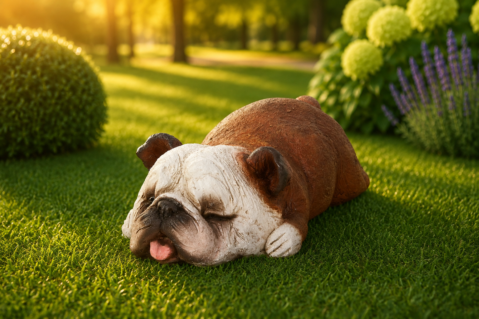 Bulldog sovende