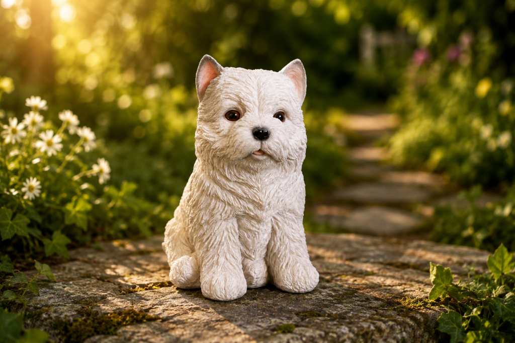 Westie hvalp siddende