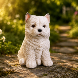 Westie hvalp siddende