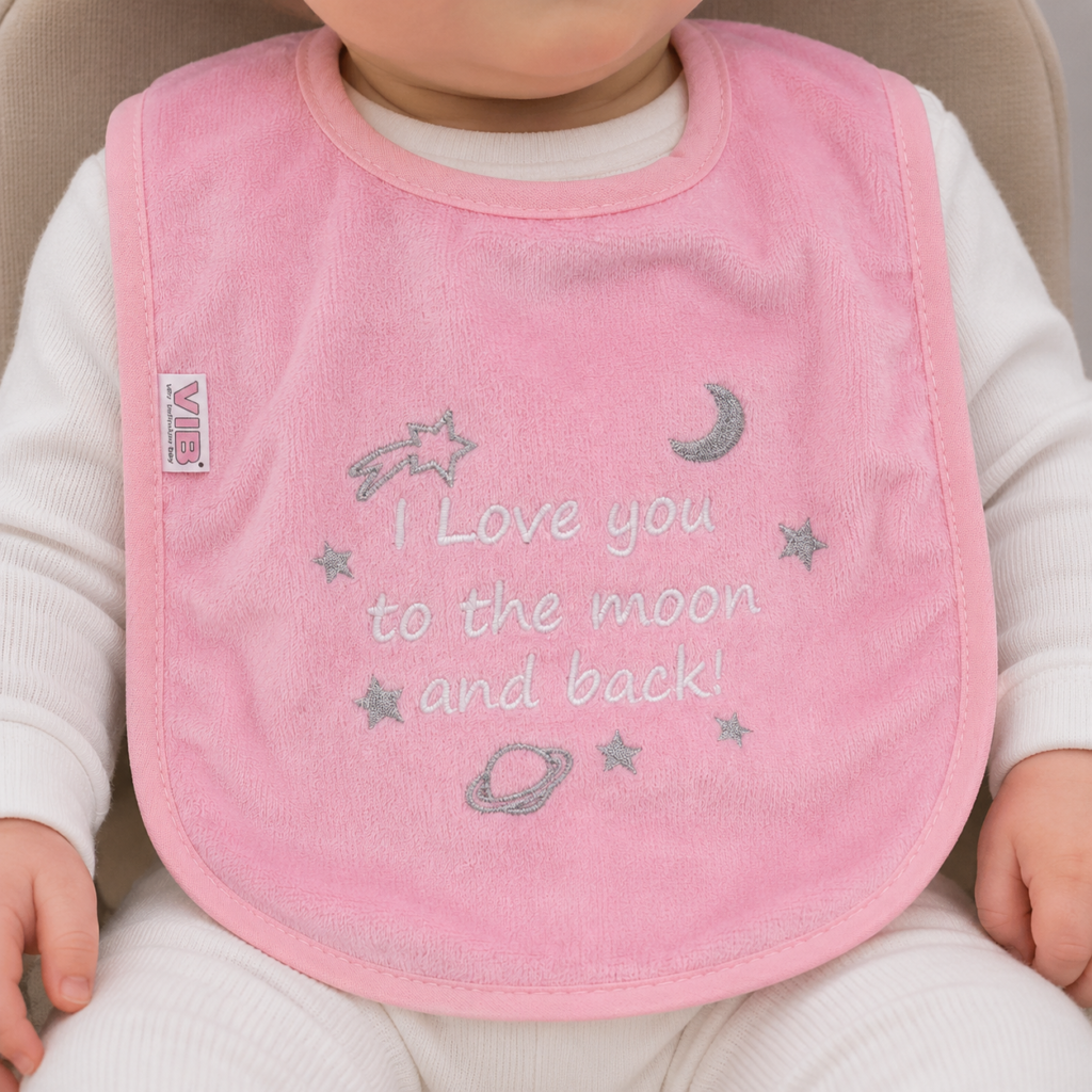 VIB baby hagesmæk med “I love you...”